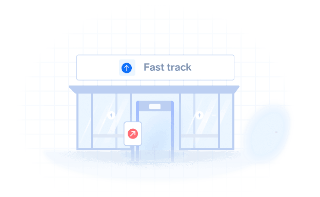 Fast Track em aeroportos selecionados